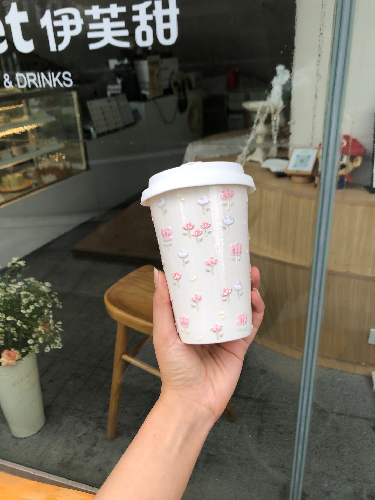 Luxury Petal Artistry Ceramic Mug