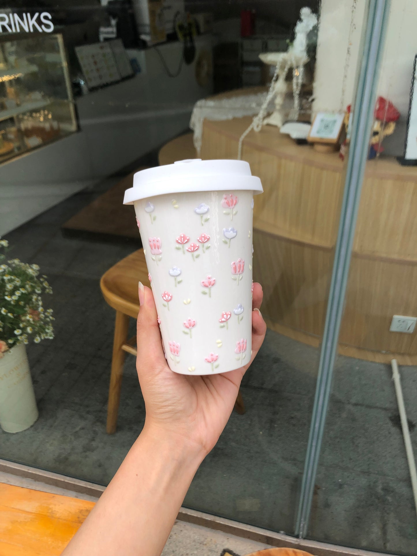 Luxury Petal Artistry Ceramic Mug