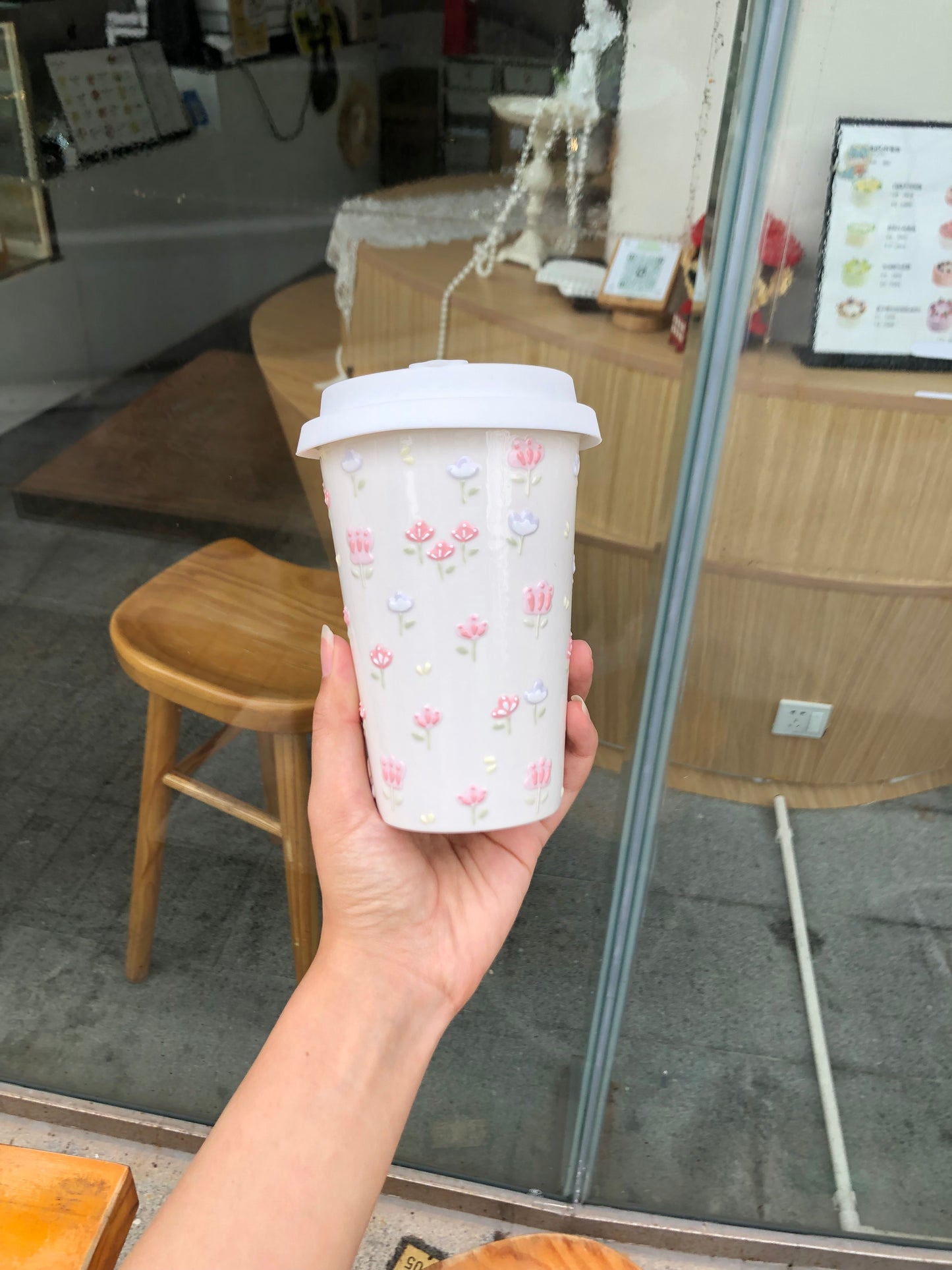 Luxury Petal Artistry Ceramic Mug