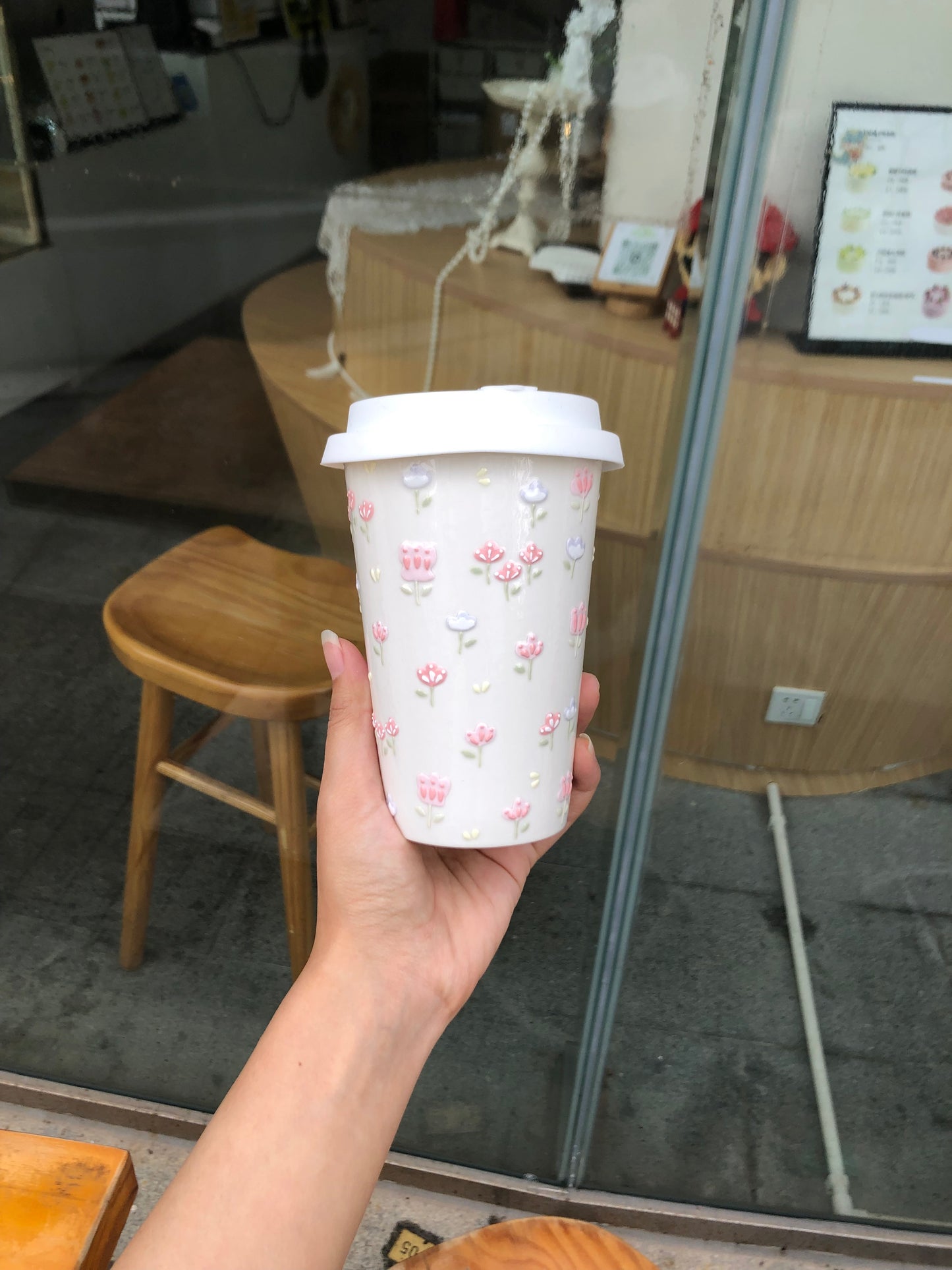 Luxury Petal Artistry Ceramic Mug