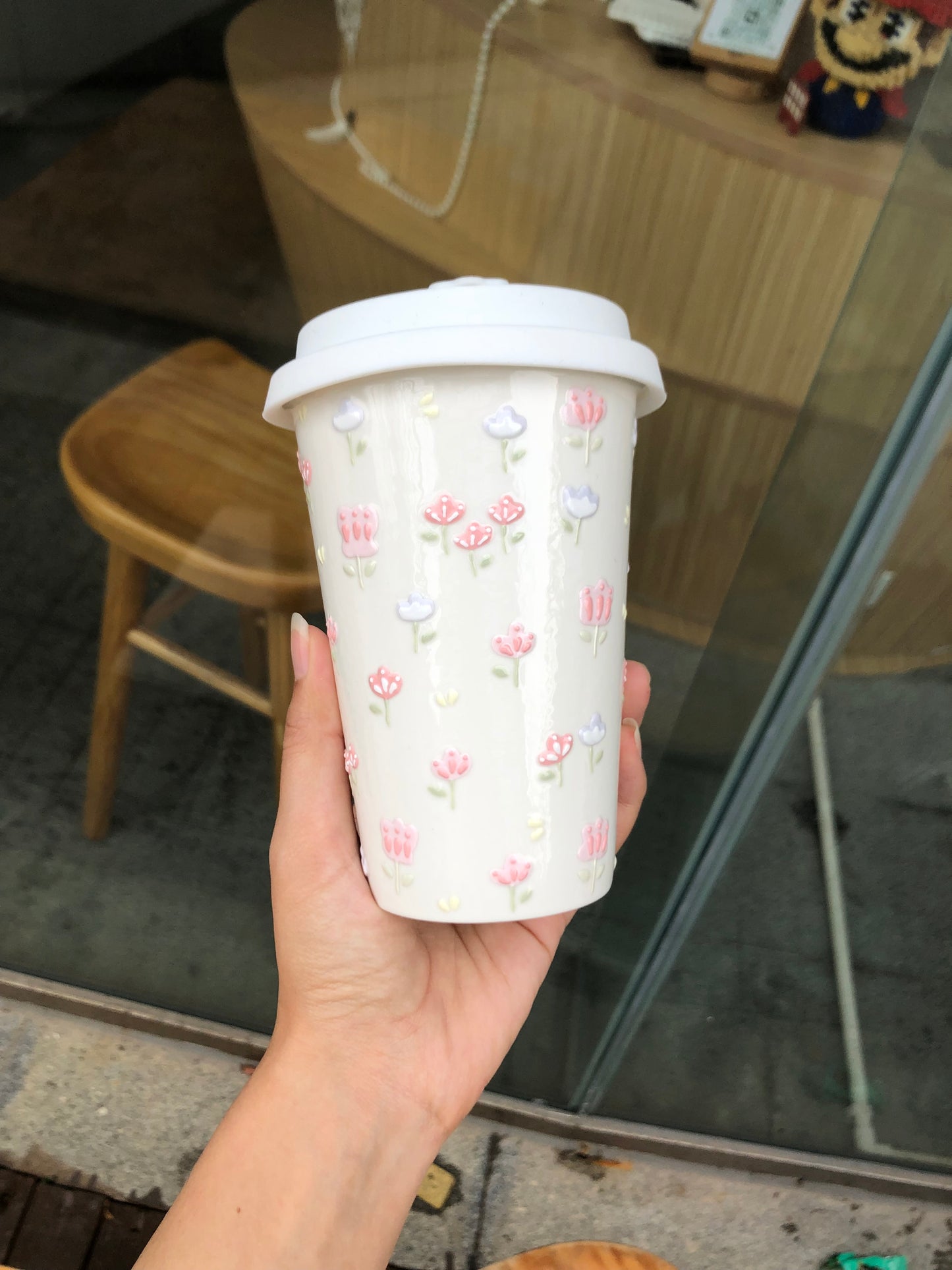 Luxury Petal Artistry Ceramic Mug