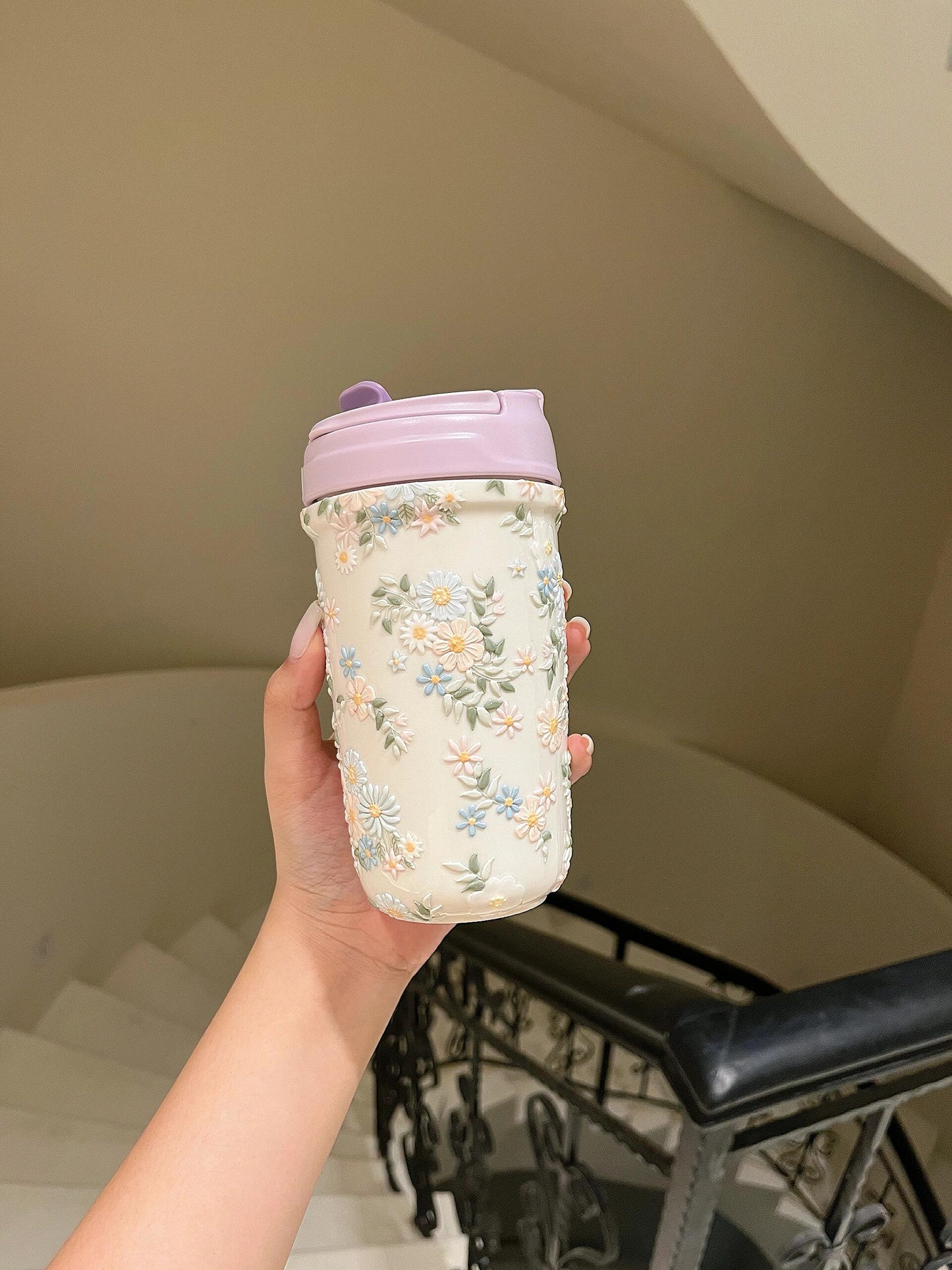 Floral Fantasy Tumbler