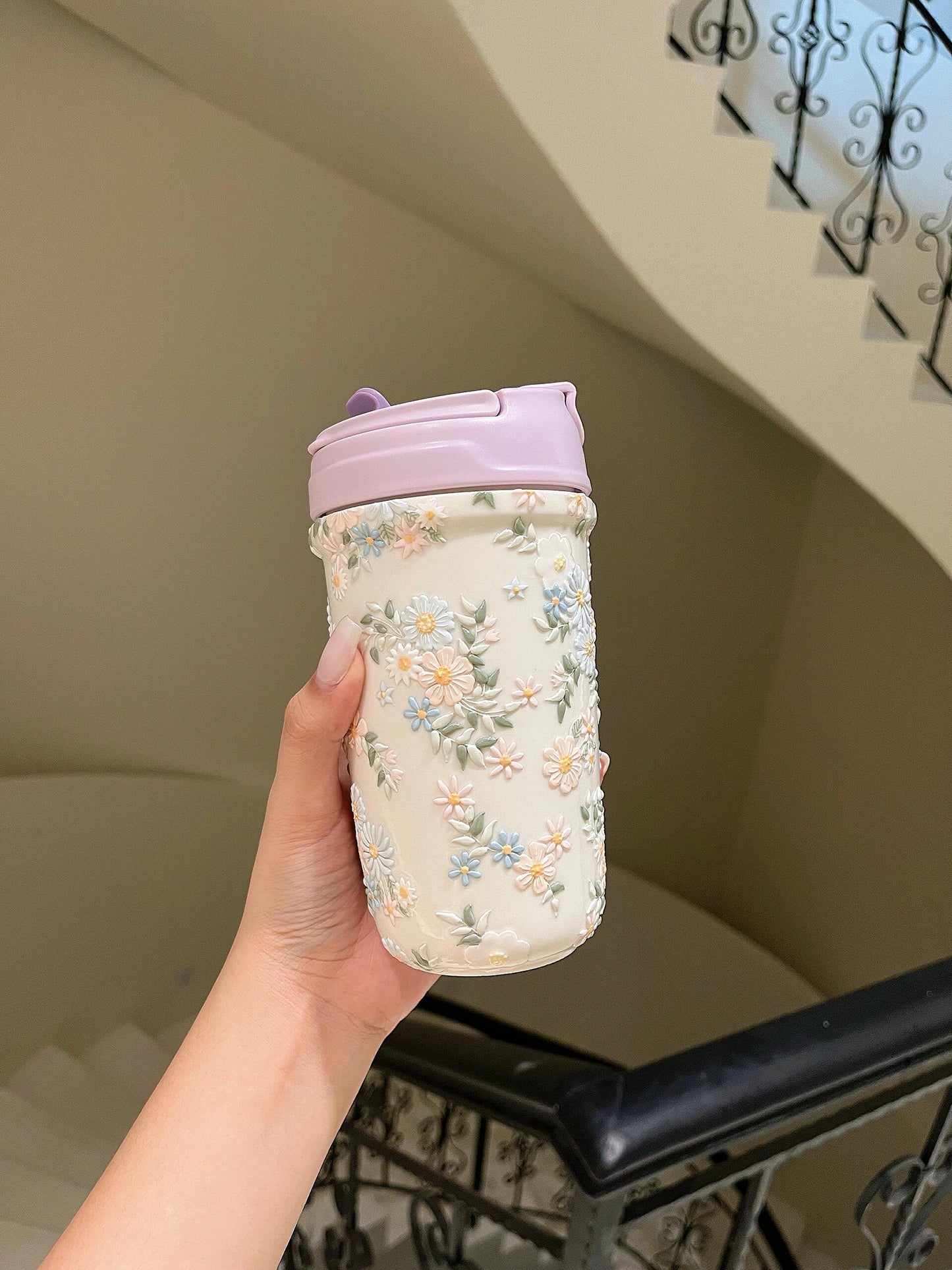 Floral Fantasy Tumbler