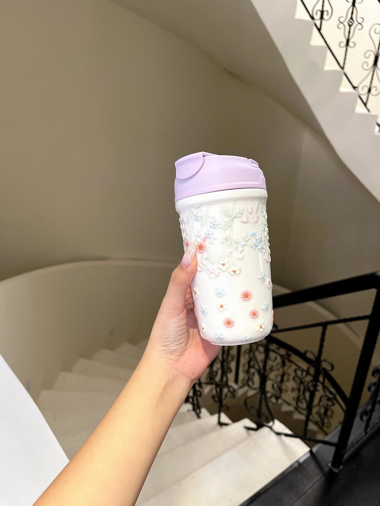 Lavender Bloom Ceramic Mug