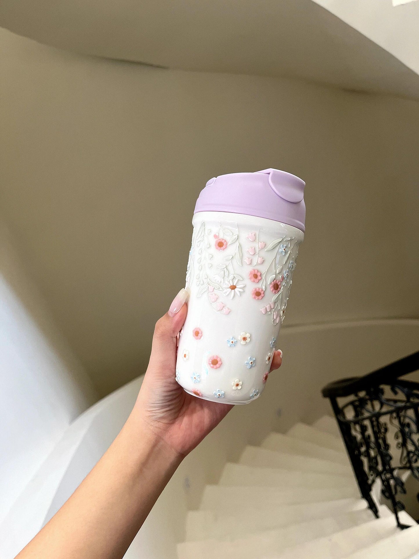 Lavender Bloom Ceramic Mug