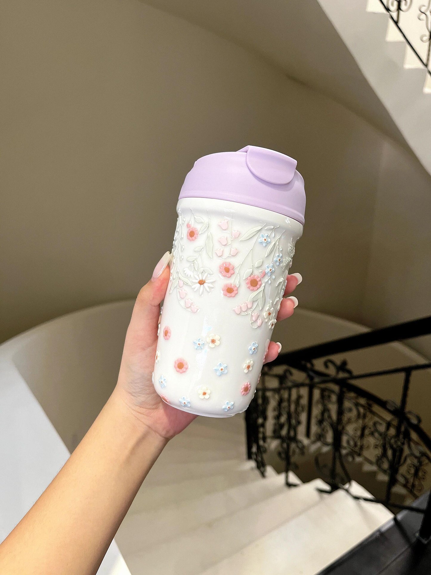 Lavender Bloom Ceramic Mug