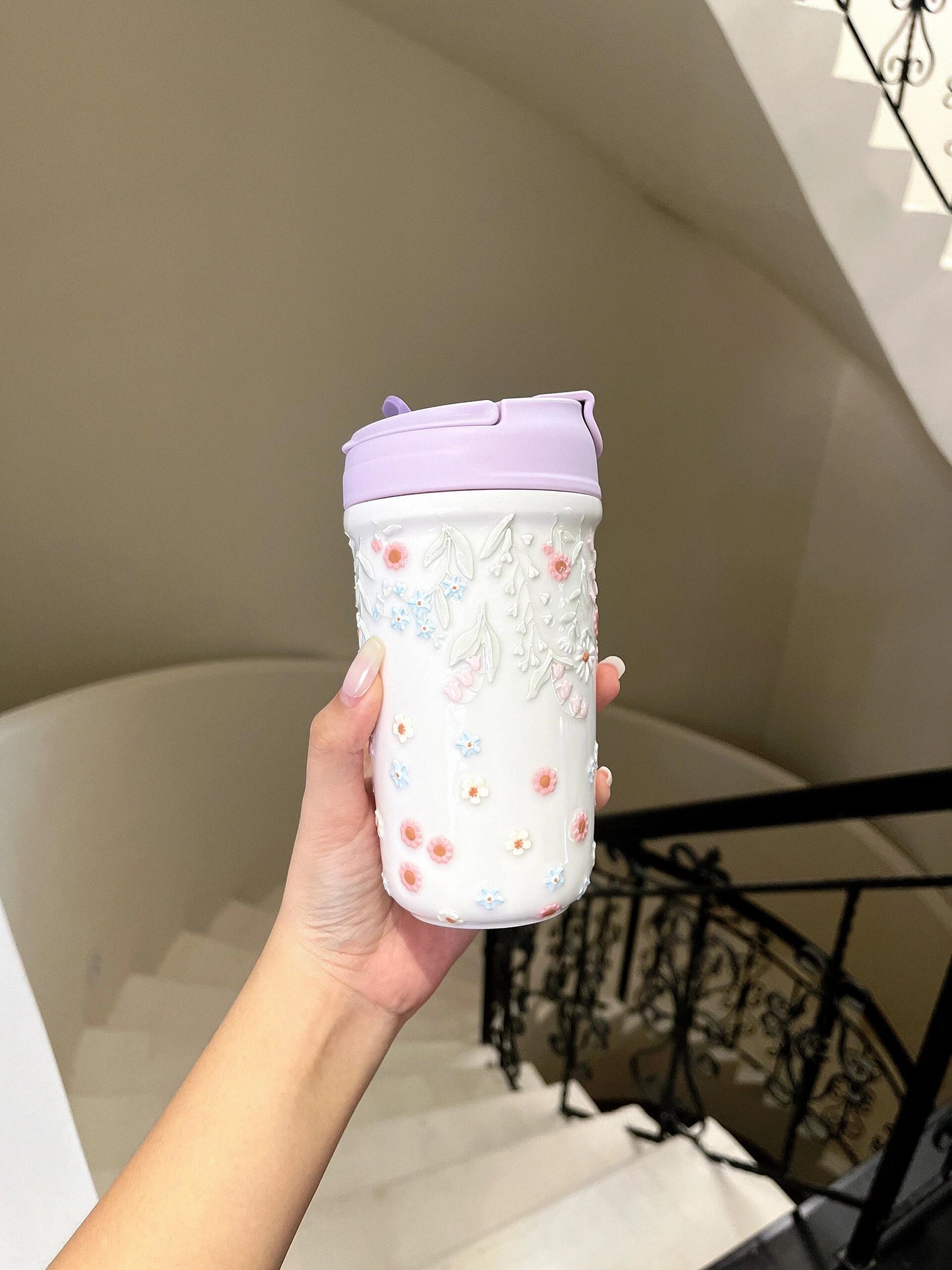 Lavender Bloom Ceramic Mug