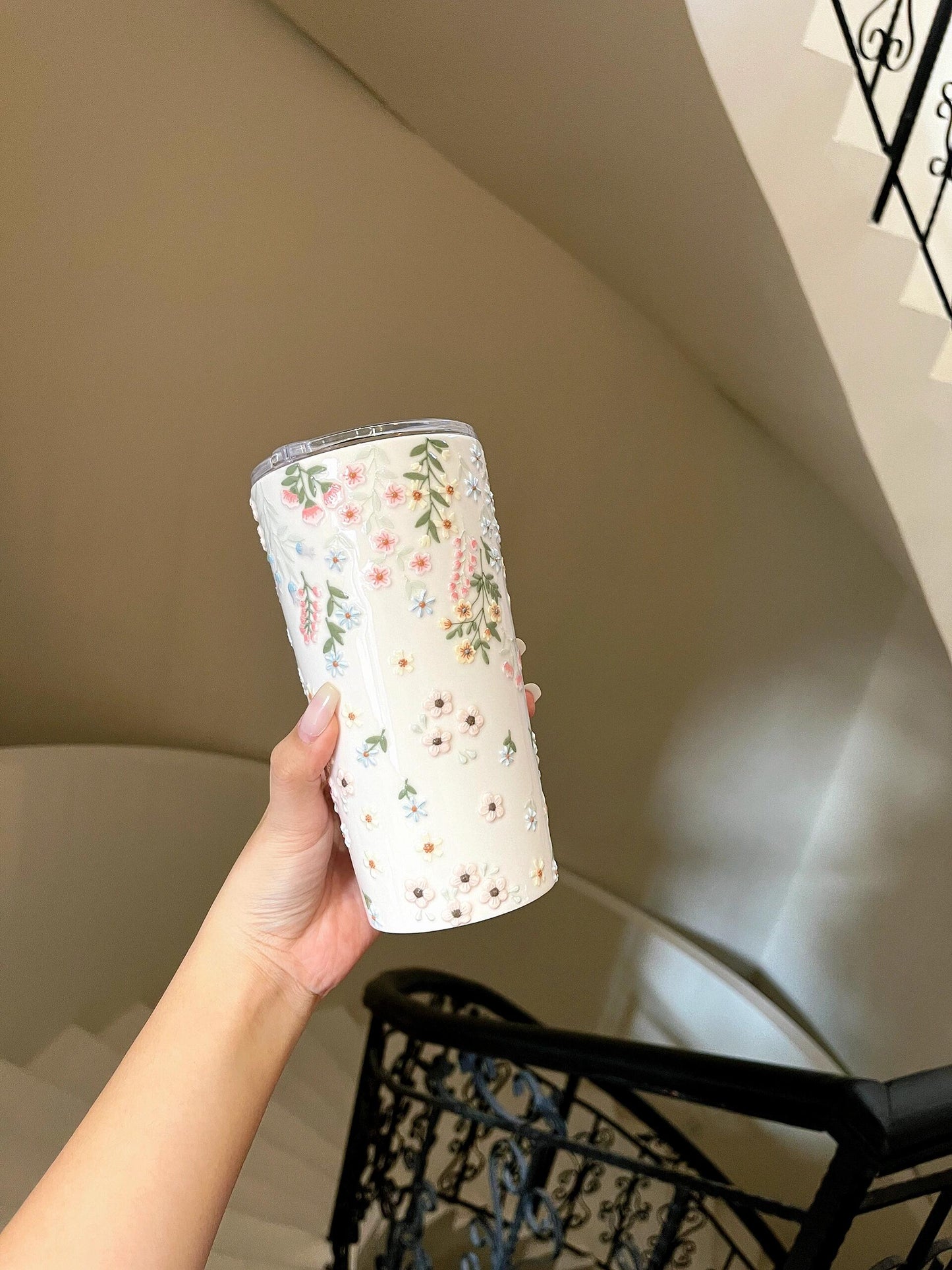 Floral Elegance Ceramic Mug