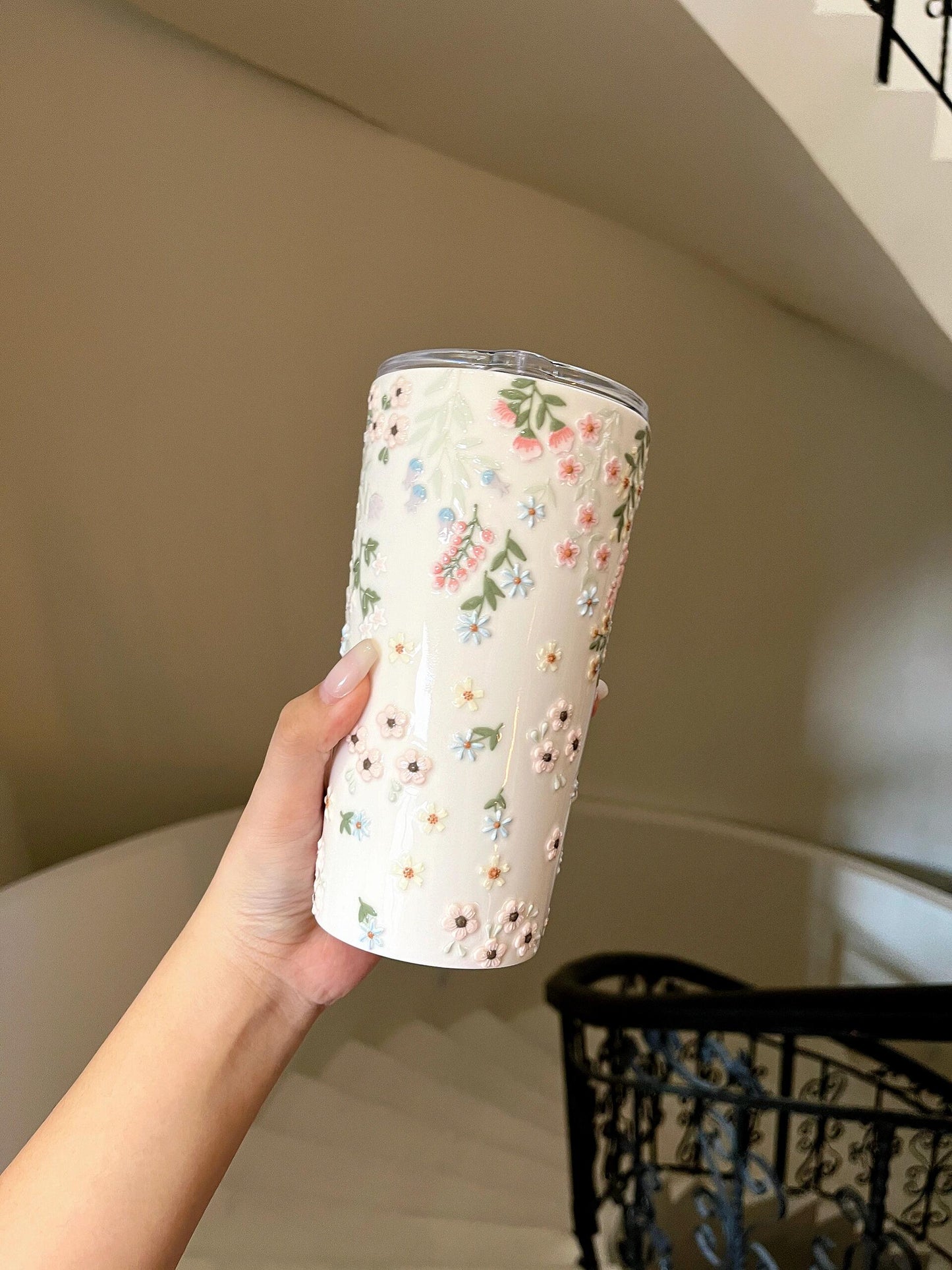 Floral Elegance Ceramic Mug