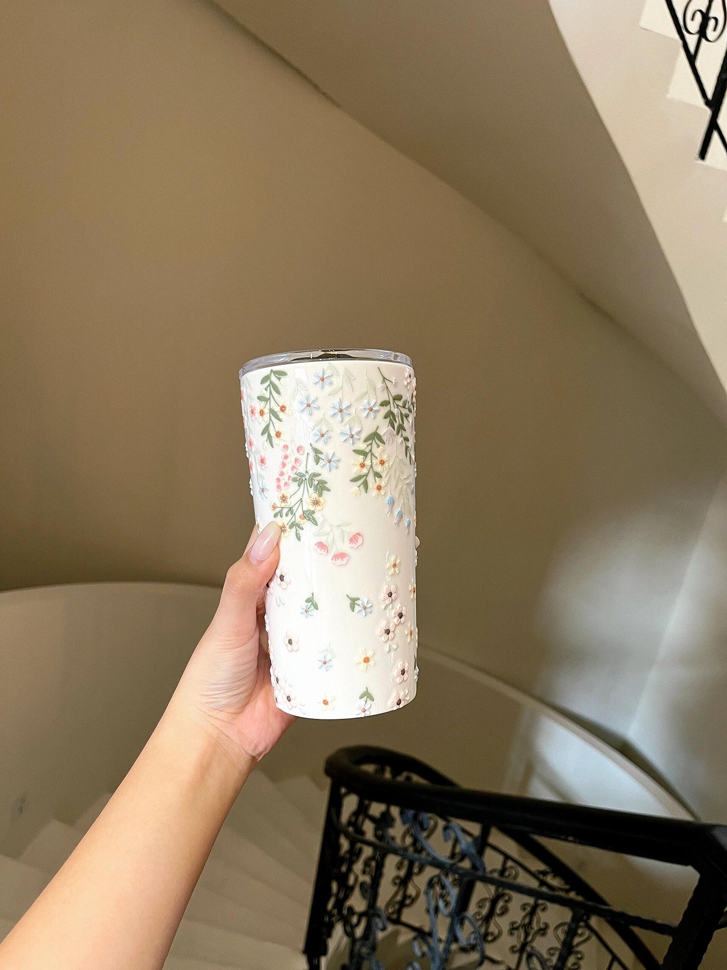 Floral Elegance Ceramic Mug