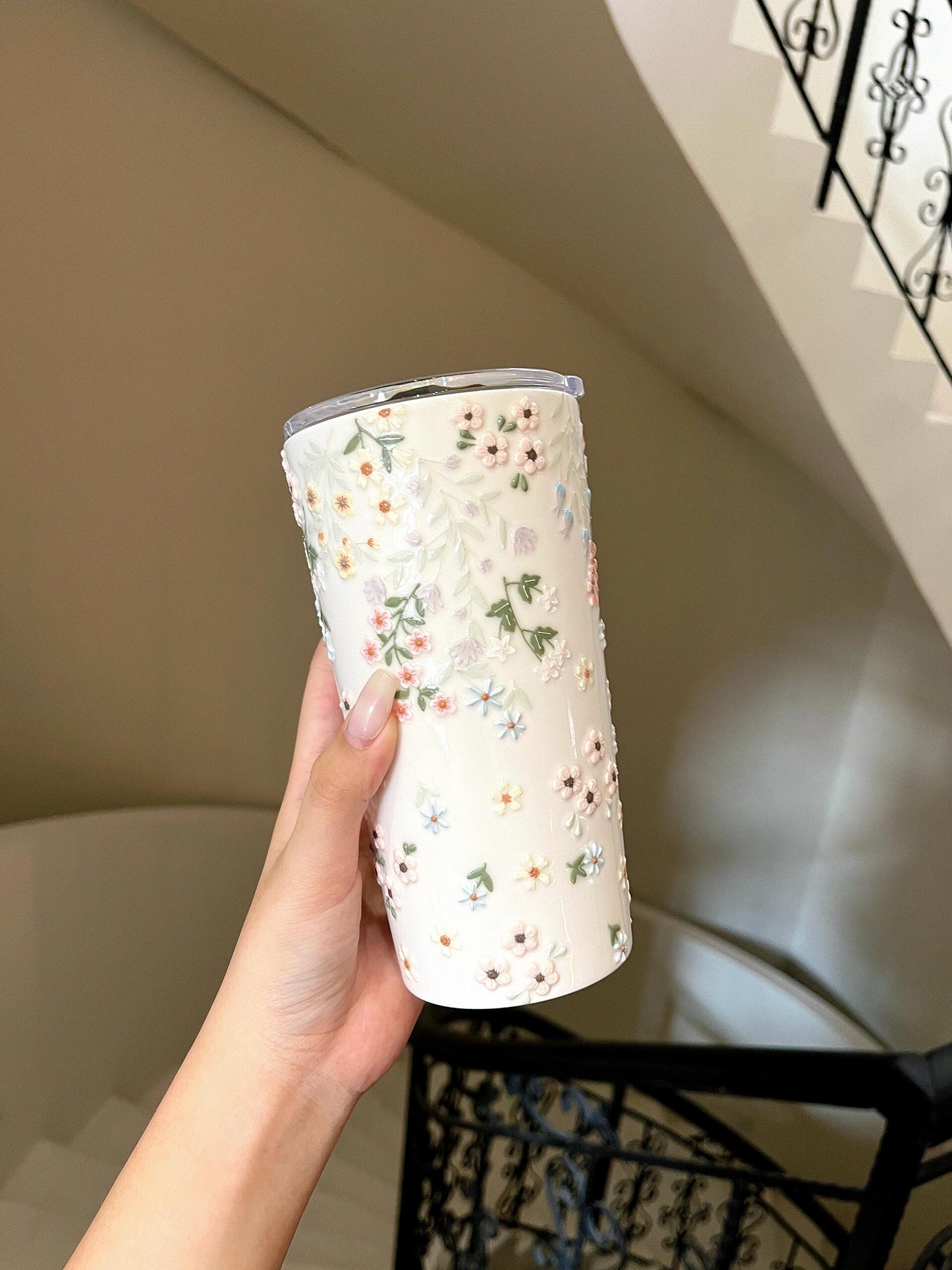 Floral Elegance Ceramic Mug