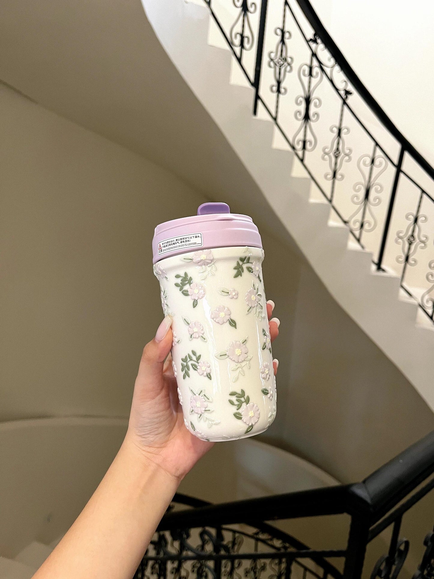 Floral Fantasy Ceramic Mug