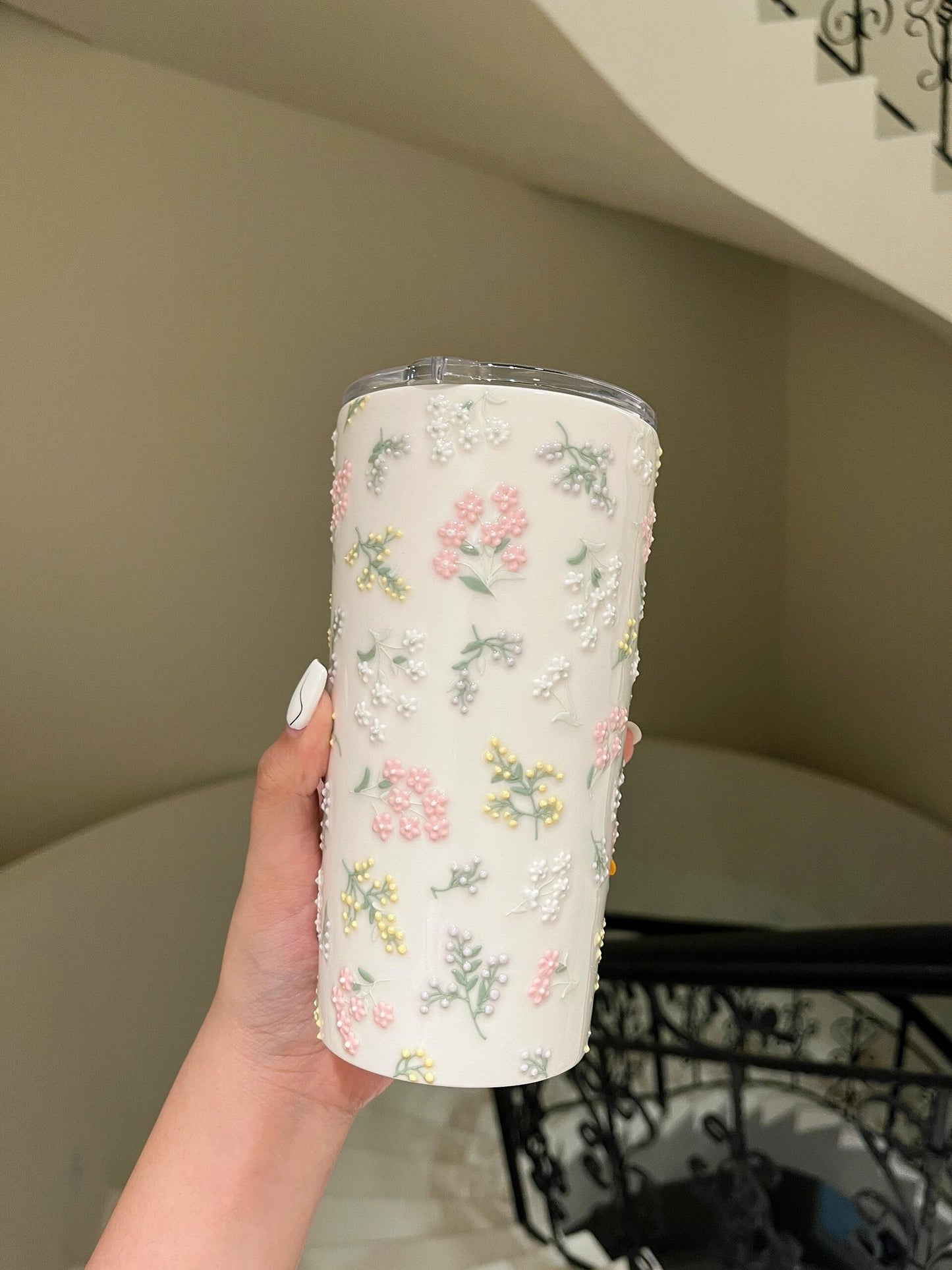 Floral Fantasy Thermal Mug