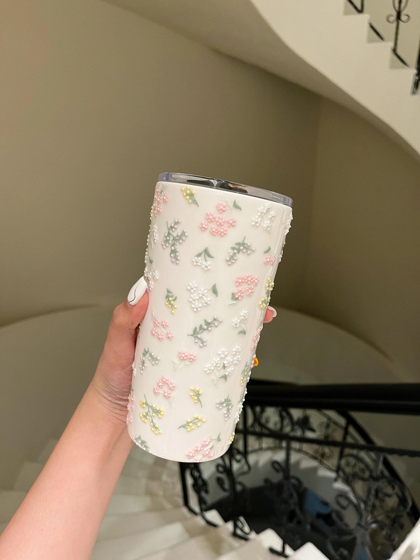 Floral Fantasy Thermal Mug