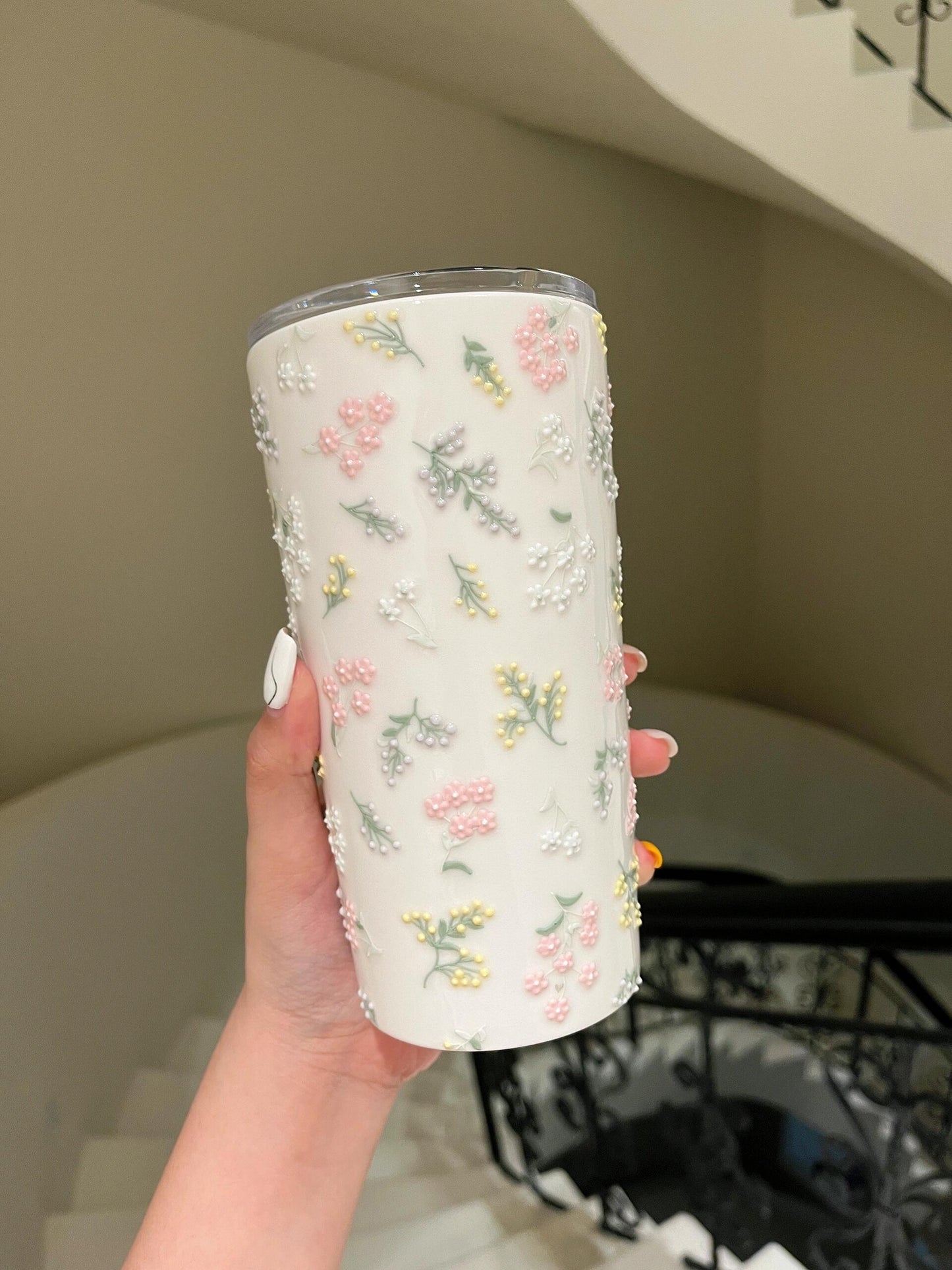 Floral Fantasy Thermal Mug