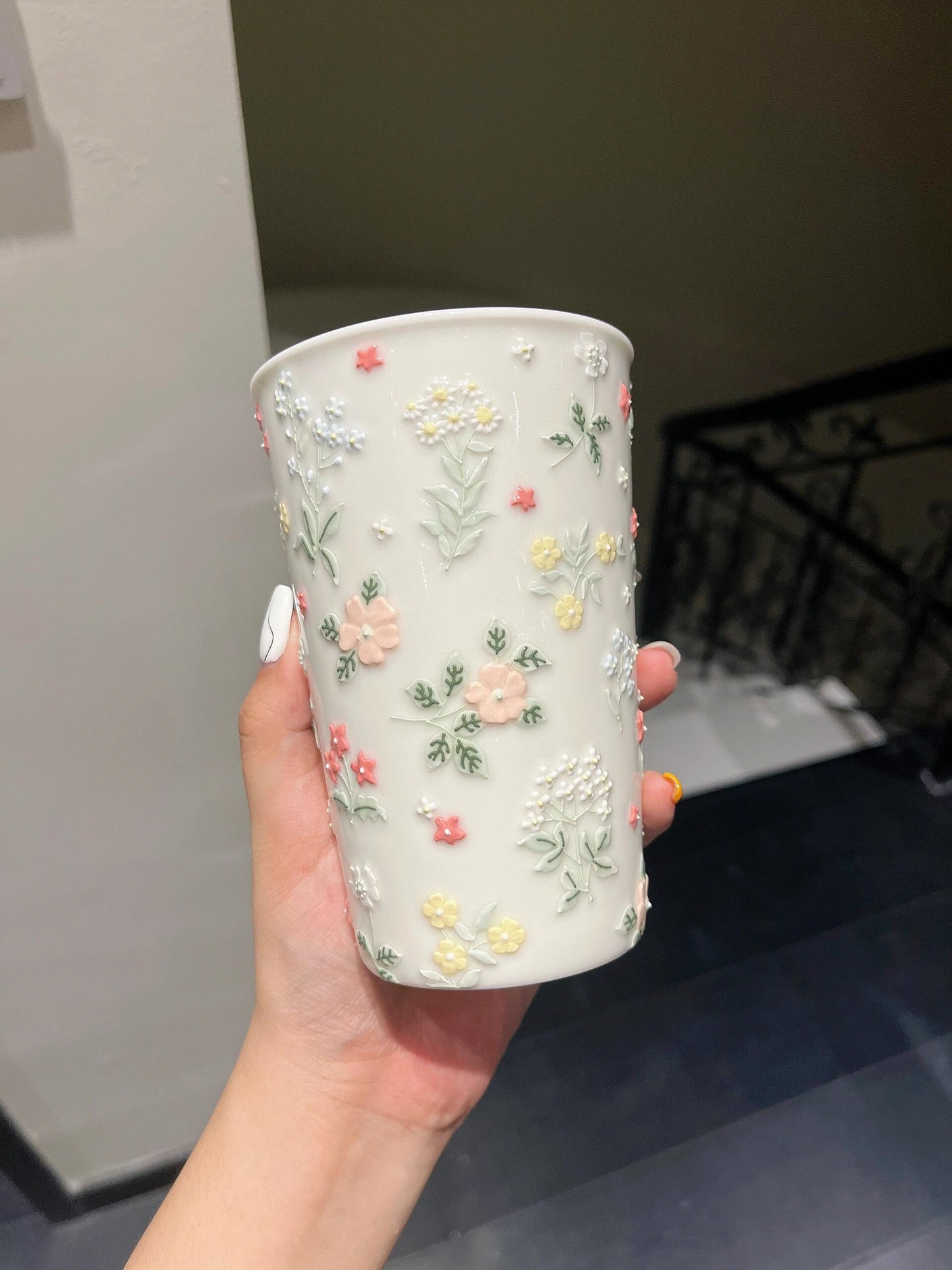 Botanical Artistry Ceramic Mug