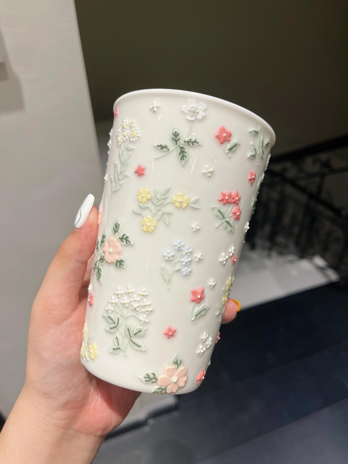 Botanical Artistry Ceramic Mug