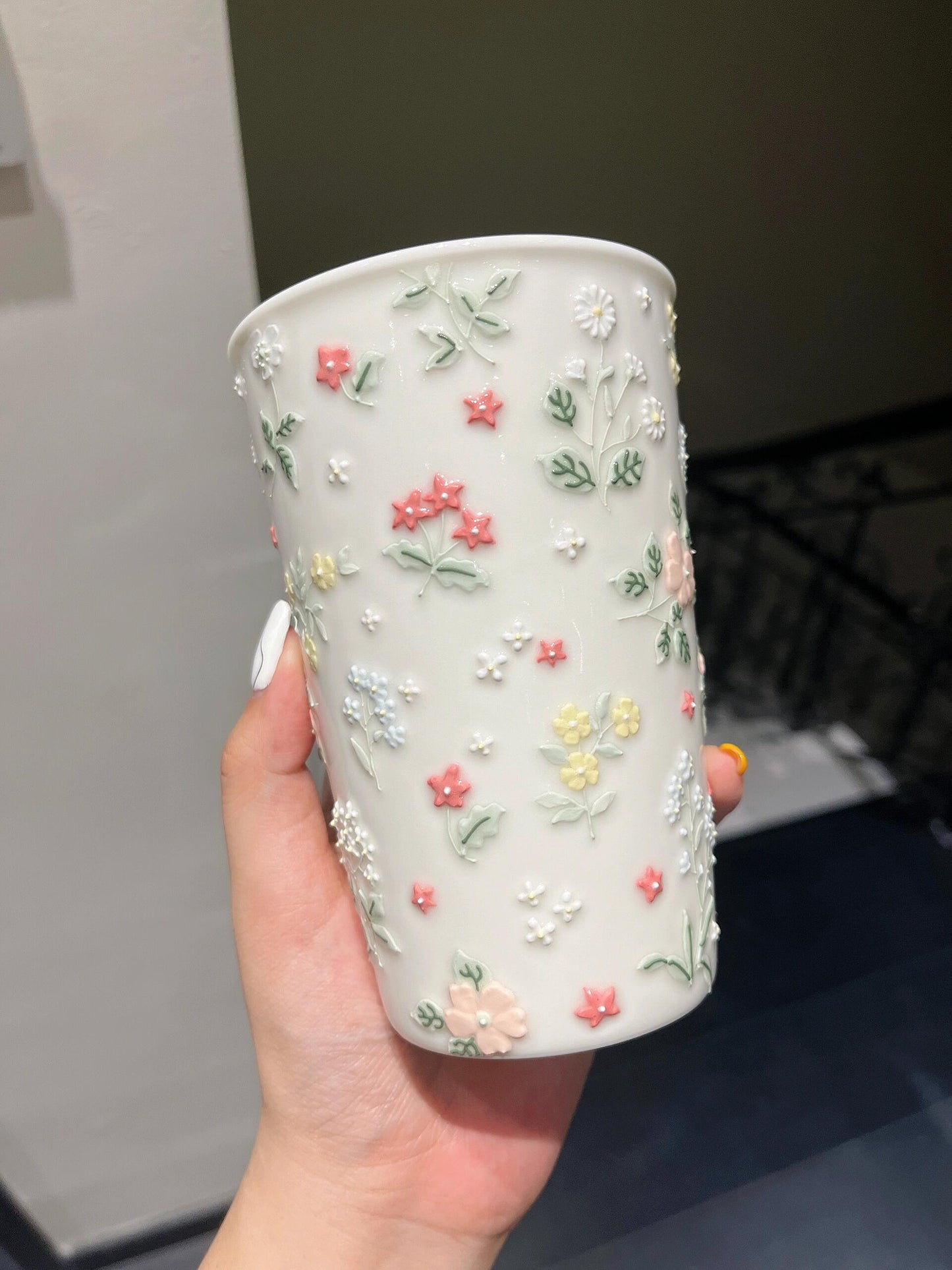Botanical Artistry Ceramic Mug