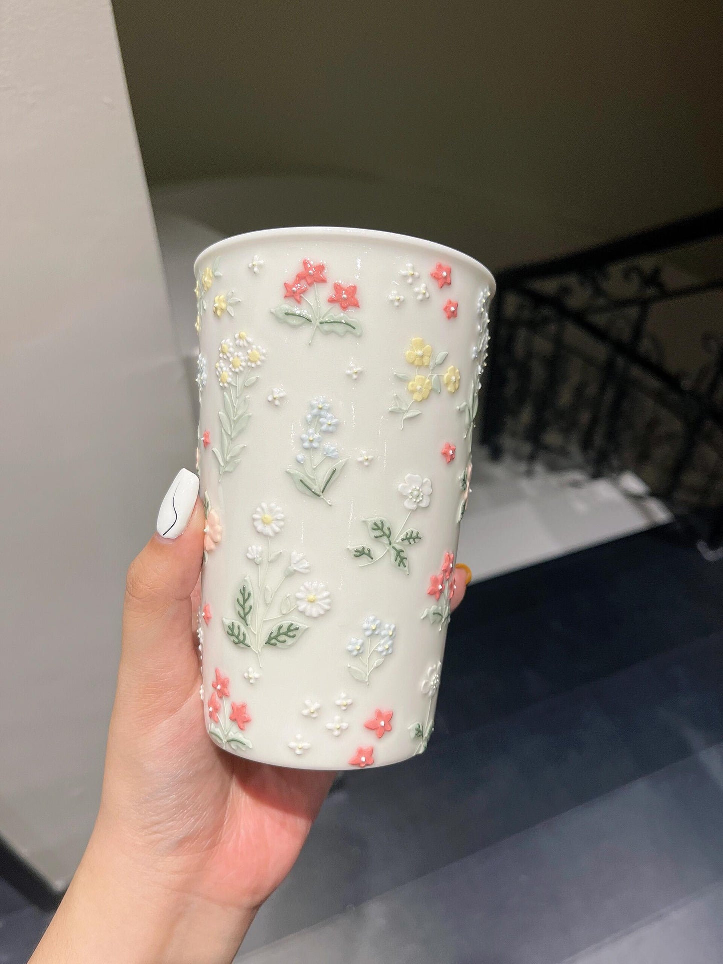 Botanical Artistry Ceramic Mug