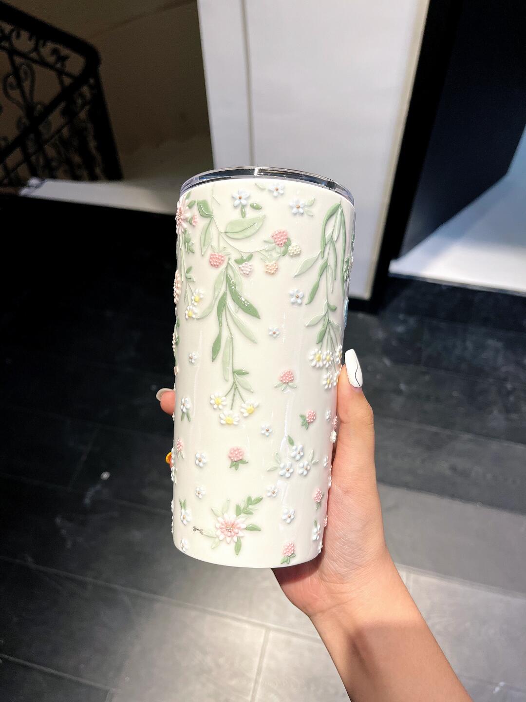 Blooming Elegance Ceramic Mug