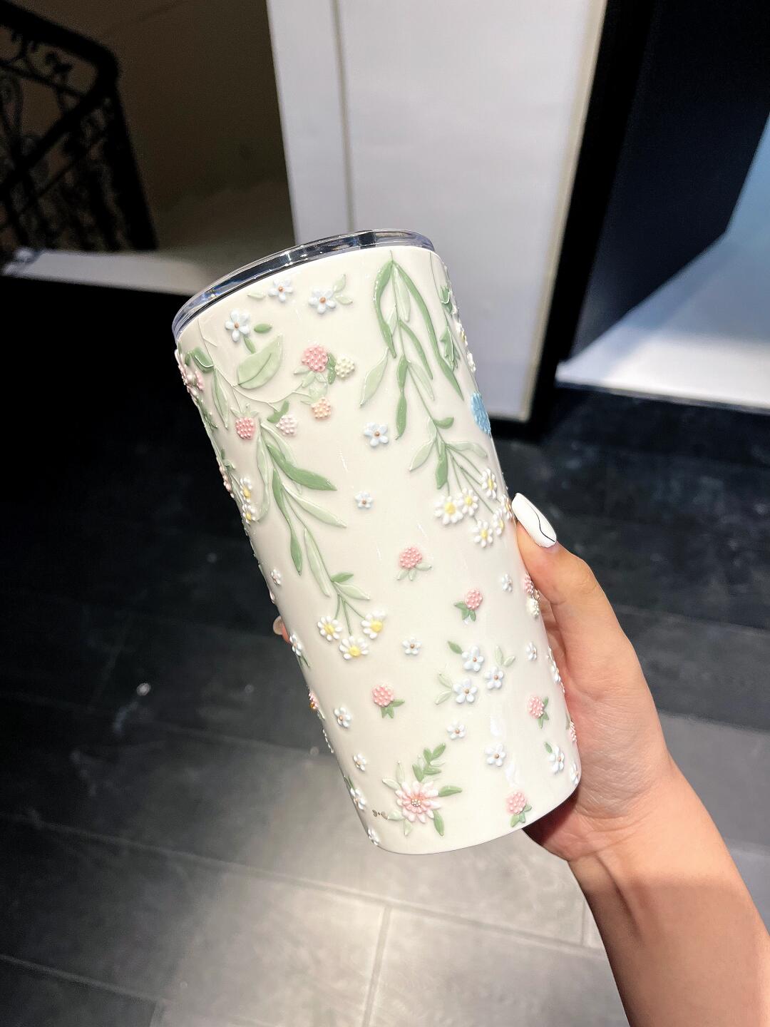 Blooming Elegance Ceramic Mug