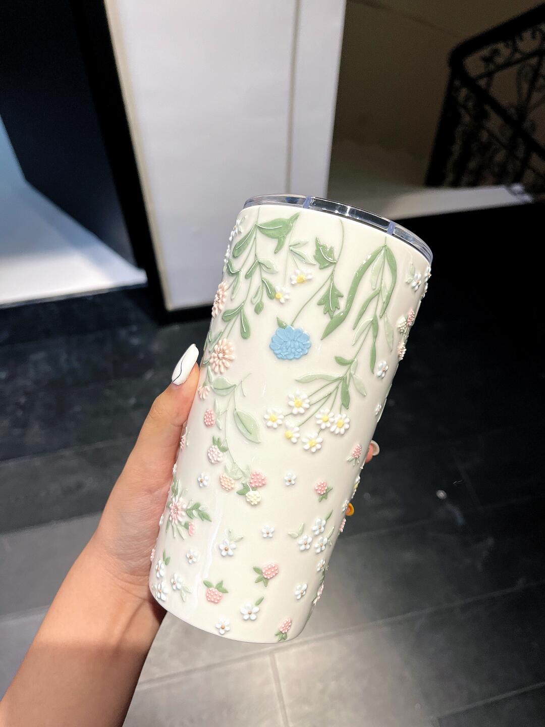 Blooming Elegance Ceramic Mug
