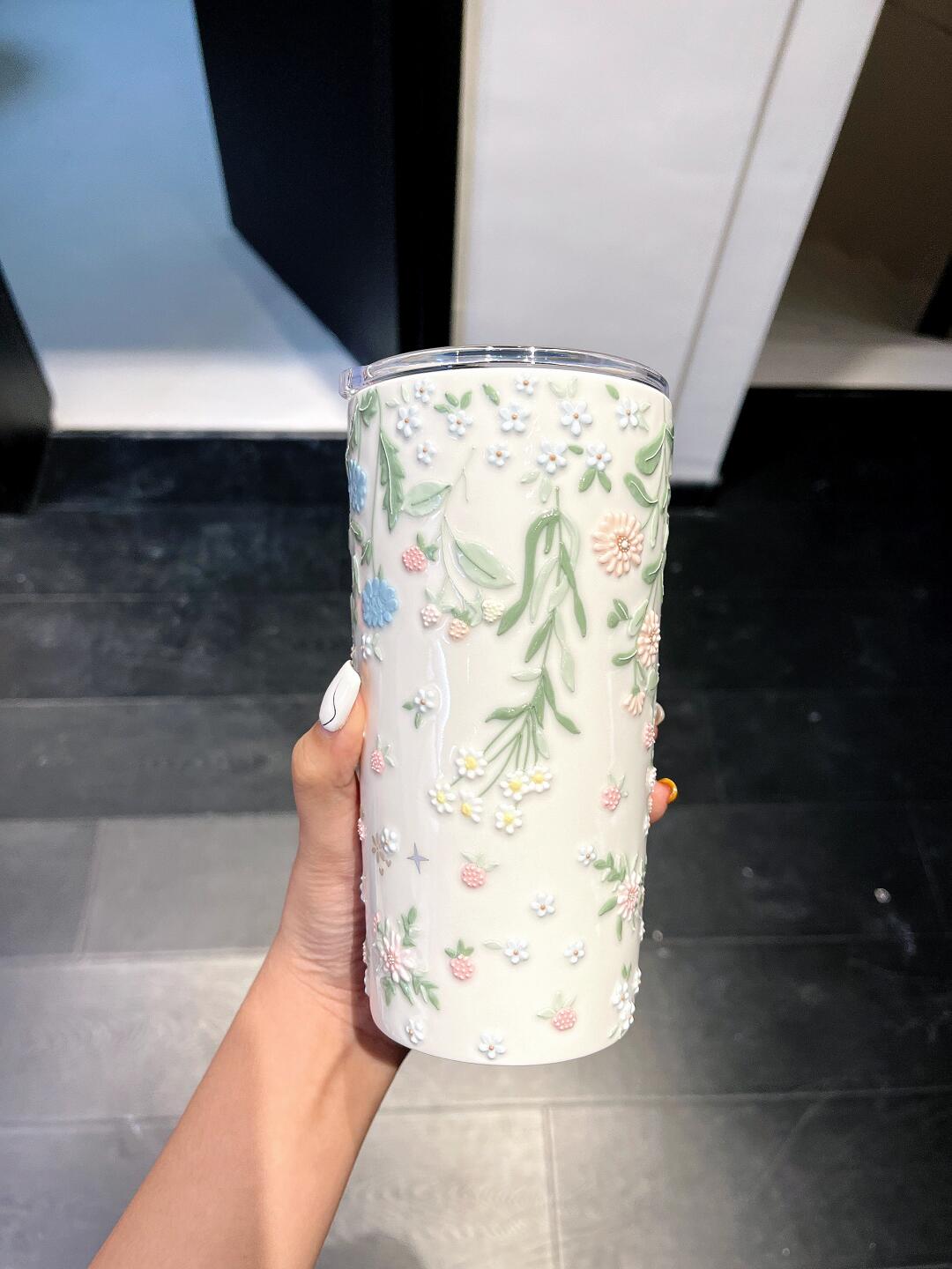 Blooming Elegance Ceramic Mug
