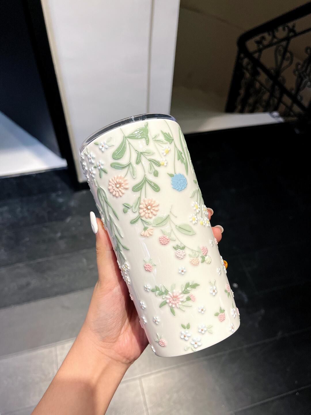 Blooming Elegance Ceramic Mug