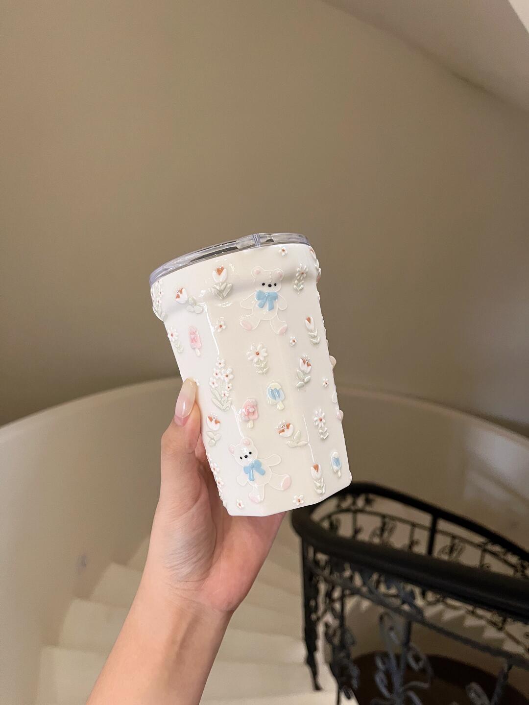 Petite Elegance Ceramic Coffee Cup