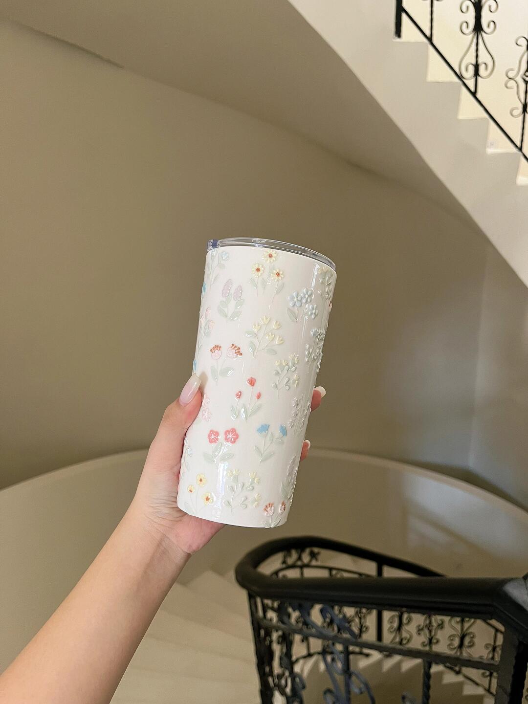 Whispering Wildflowers Ceramic Tumbler