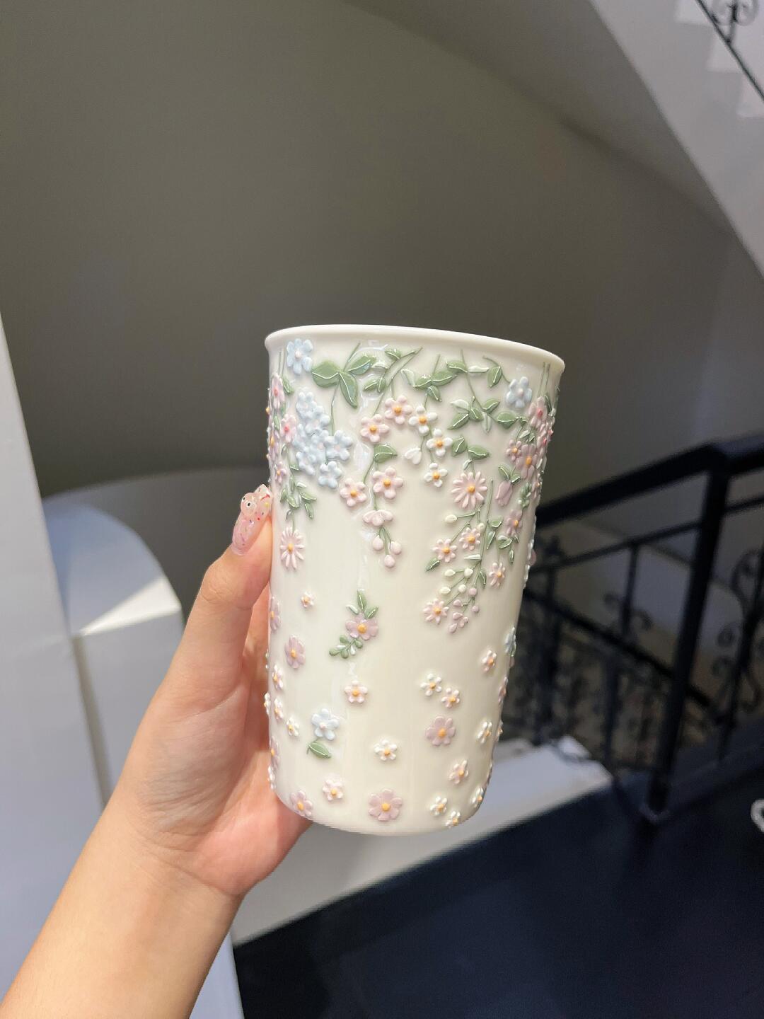 Blossom Elegance Ceramic Mug