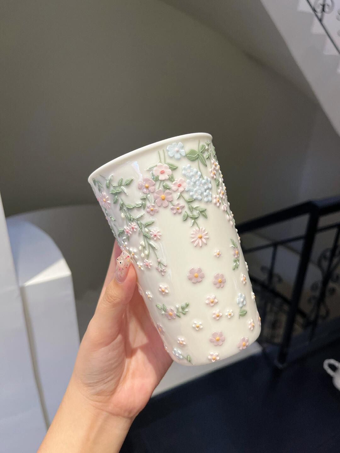 Blossom Elegance Ceramic Mug