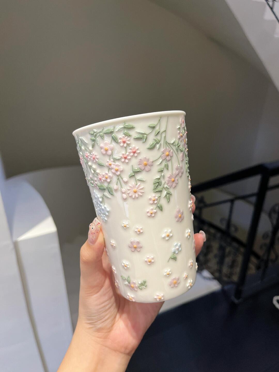 Blossom Elegance Ceramic Mug