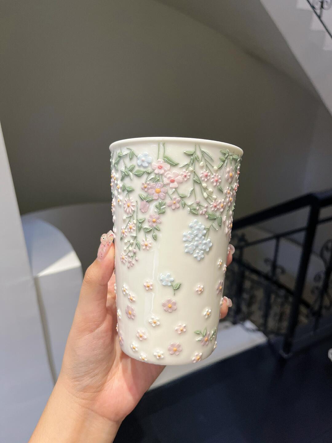 Blossom Elegance Ceramic Mug