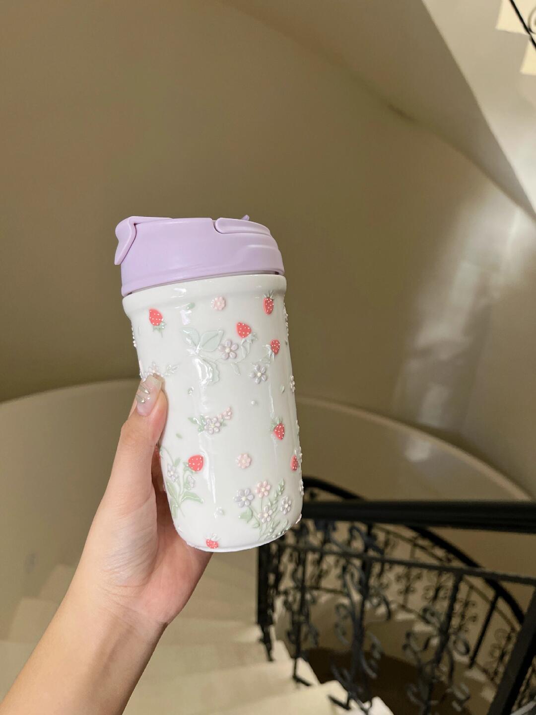 Strawberry Artisan Ceramic Cup