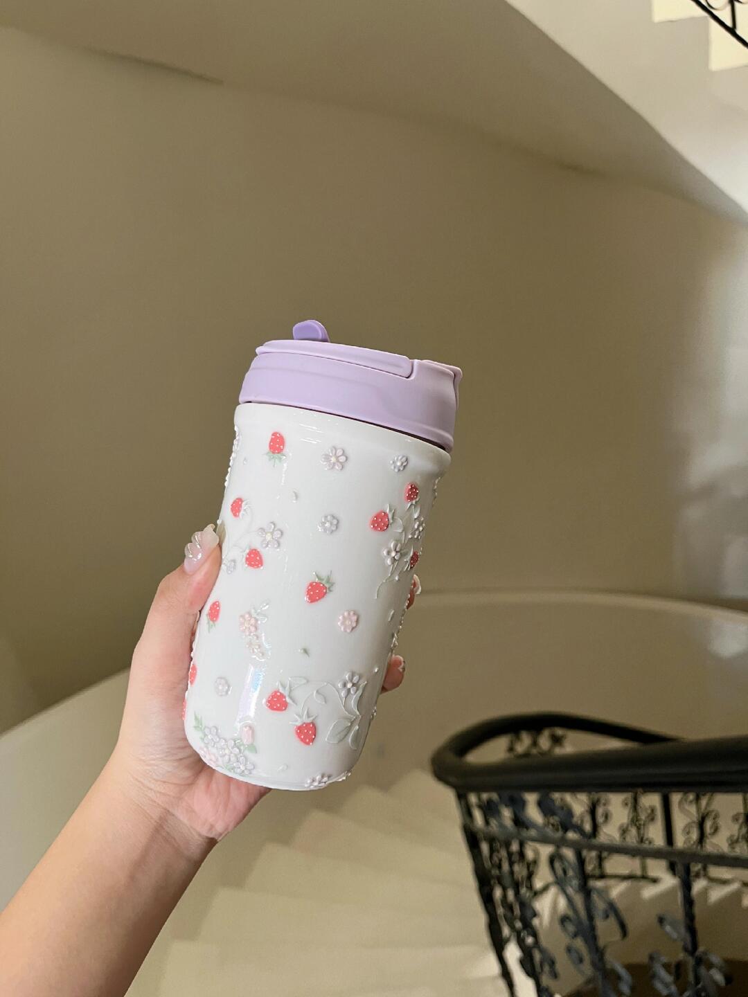 Strawberry Artisan Ceramic Cup