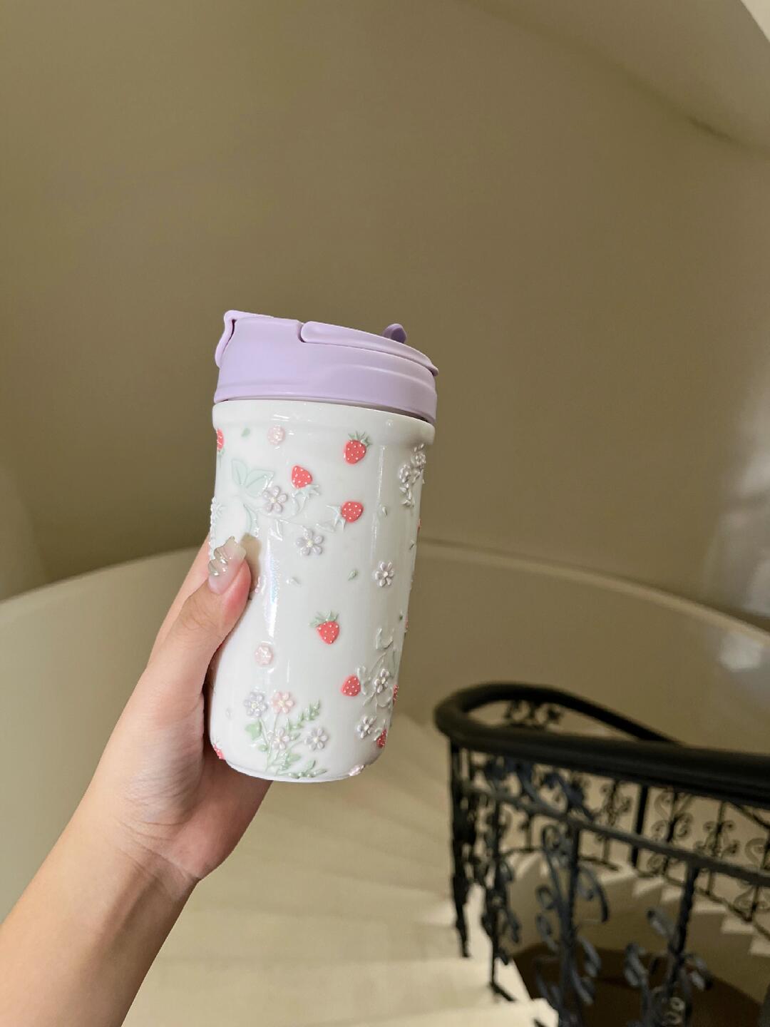 Strawberry Artisan Ceramic Cup