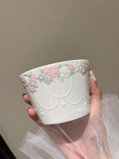Delicate Blooms Travel Coffee Cup